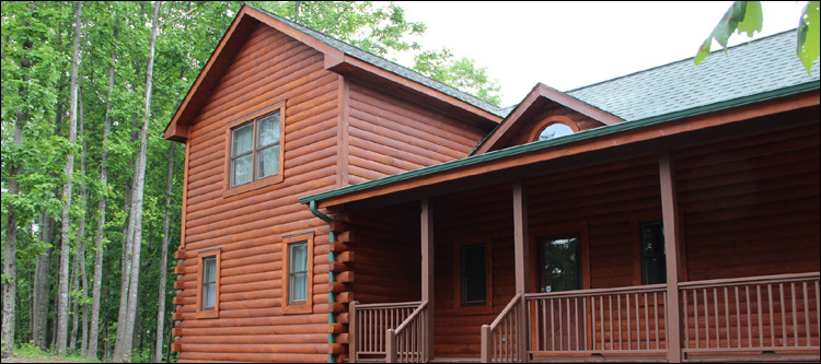 Log Home Staining in Oldham County, Kentucky