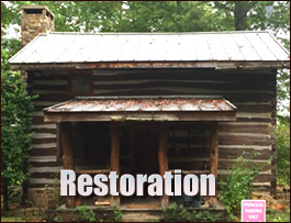 Historic Log Cabin Restoration  Oldham County, Kentucky